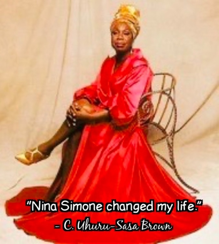 A woman in a red dress — Nina Simone changed my life