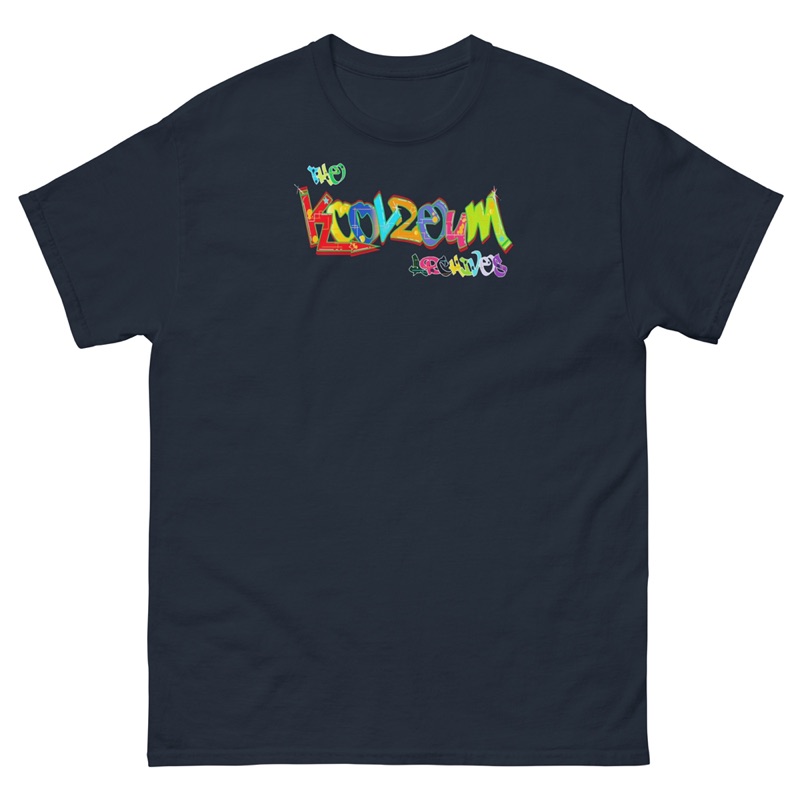 Koolzeum classic tee in navy / black