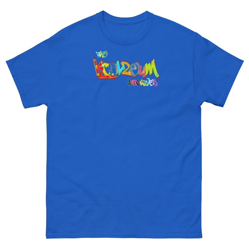 Koolzeum classic tee in royal blue